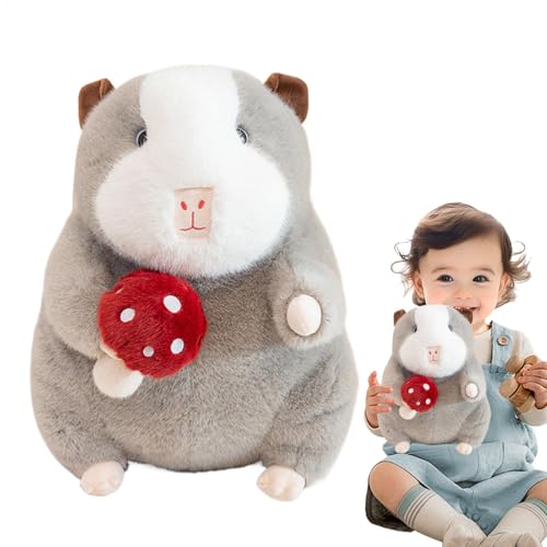 AUTOECHO Capybara Stuffed Animal, Capybara - Plüsch -Capybara -Puppe Halten Gemüse | Weich gefüllte Tierspielzeug für Tablette, Wohnzimmer, Schlafzimmer, Sofa von AUTOECHO