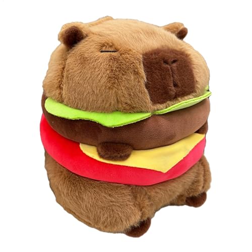 AUTOECHO Capybara Stuffed Animal, ausgestopfte Capybara - Süße Tierplüschpuppe - 9,8 Zoll lustige Plüschpuppe, lustige Heimdekoration für Partyzubehör von AUTOECHO