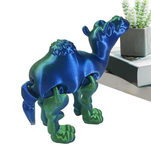 AUTOECHO Dekorative Tierfiguren,Tiere Actionfigur,3D-Druck eines kleinen Wüstentiermodells - Aktive gemeinsame Tierspielzeugskulptur für, Mädchen, Erwachsene von AUTOECHO