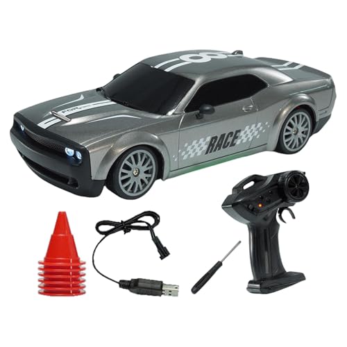 AUTOECHO Driftendes Auto für Kinder, Stunt-Auto-Spielzeug, Ferngesteuertes Geländewagen mit Allradantrieb, LED-Licht-Stunt-Auto, professionelles wiederaufladbares Hochgeschwindigkeitsmodell für von AUTOECHO