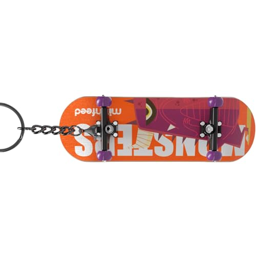 AUTOECHO Finger-Skateboard mit Lagern, Fingerbrett-Fingerspielzeug,Schlüsselanhänger Finger-Skateboard-Spielzeug für Kinder | Fingerspitzen-Bewegungsspielzeug für Zuhause, Schule, Reisen, Picknick und von AUTOECHO