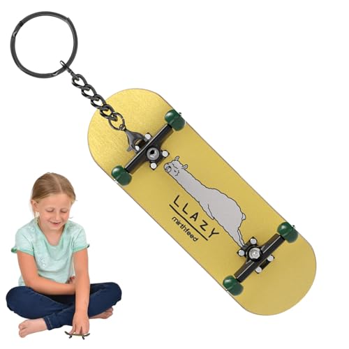 AUTOECHO Finger-Skateboards für Kinder,Finger-Skateboard-Spielzeug - Schlüsselanhänger Kleines Finger-Skateboard-Spielzeug für Kinder,Fingerspitzen-Bewegungsspielzeug für Zuhause, Schule, Reisen, von AUTOECHO