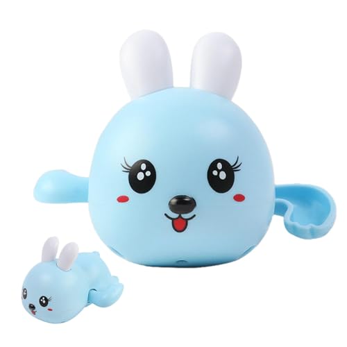 AUTOECHO Hasen-Badespielzeug, Kinder-Badezimmerspielzeug für Wasser | Clockwork Cute Bunny Badewannenspielzeug,Niedliches Tier-Badewannenspielzeug für Mädchen und , interaktives Spielzeug für von AUTOECHO