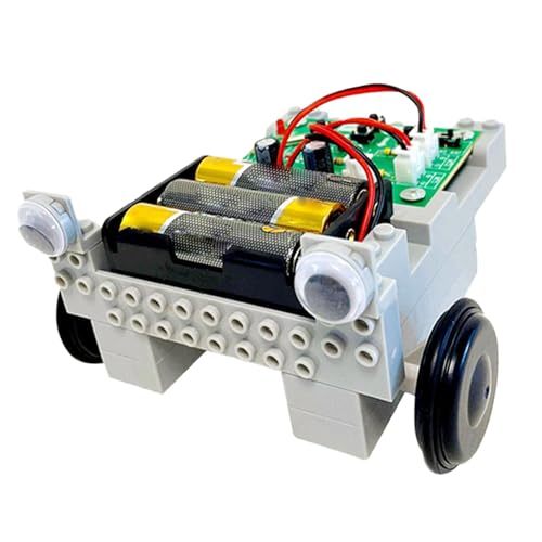 AUTOECHO Intelligentes Roboterauto, Programmierroboter - Lernspielzeug zum Programmieren - Lernspielzeug zum Programmieren, kleines Programmierroboterspielzeug, programmierbarer Roboter für Kinder ab von AUTOECHO