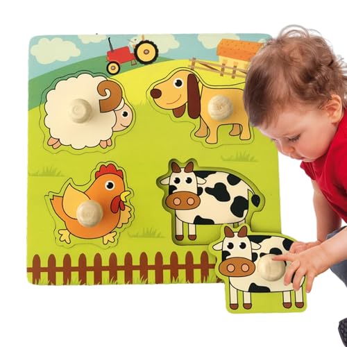 AUTOECHO Kinder-Matching-Spiel,Matching-Puzzle-Brett | Denksport-Puzzlespiel | Passendes Reise-Puzzlebrett, pädagogisch passendes Puzzle-Spielzeug, passendes Puzzlespiel-Spielzeug für Kinder, Spaß im von AUTOECHO