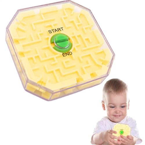 AUTOECHO Labyrinthspielzeug für Kinder, Labyrinth Adventure Game,3D Marble Maze Game - Mind -Rätsel für Kinderalter, Ball im Puzzle hilft, den Stress für Kinder, Erwachsene, Jugendliche, und Mädchen von AUTOECHO