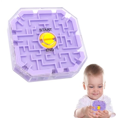 AUTOECHO Labyrinthspielzeug für Kinder, Labyrinth Adventure Game - 3D Mind Rätsel - Klassische Heimreise, Ball im Puzzle hilft, Stress zu reduzieren, Gedankenrätsel für Kinderalter, Hirnteaser für von AUTOECHO