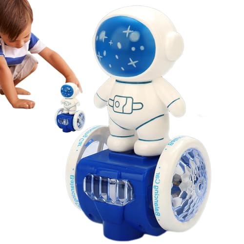 AUTOECHO Leuchtendes Spielzeug für Kleinkinder,Leuchtendes Spielzeug für Kleinkinder - Musikalisches Astronauten-Balance-Autospielzeug,Bewegungsaktiviertes leuchtendes Auto für Kleinkinder. Buntes, von AUTOECHO