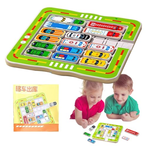 AUTOECHO Magnetisches Autolabyrinth, Autopark-Brettspiel, Magnetisches Sinnesspielzeug für Kinder, Lernaktivitäten, Feinmotorik, sensorische Spielzeuge, herausfordernd für das Denktraining von AUTOECHO