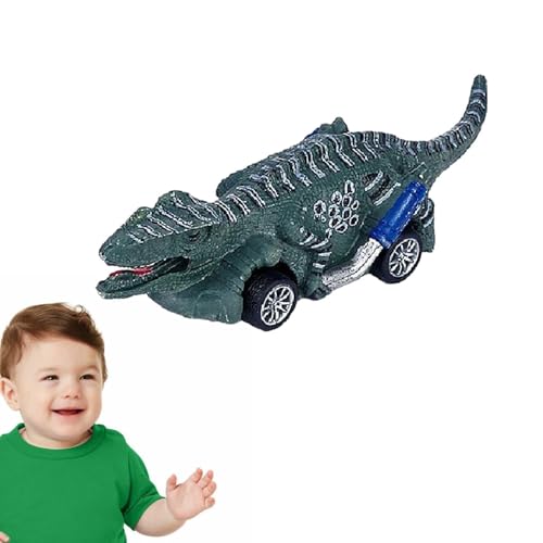 AUTOECHO Reibungsbetriebene Dinosaurierautos | Reibungskraft-Dinosaurier-Autospielzeug für Kinder,Reibungsbetriebenes Motorradspiel, Dinosaurier-Autospielzeug, Dinasour für Für Kleinkinder sind von AUTOECHO