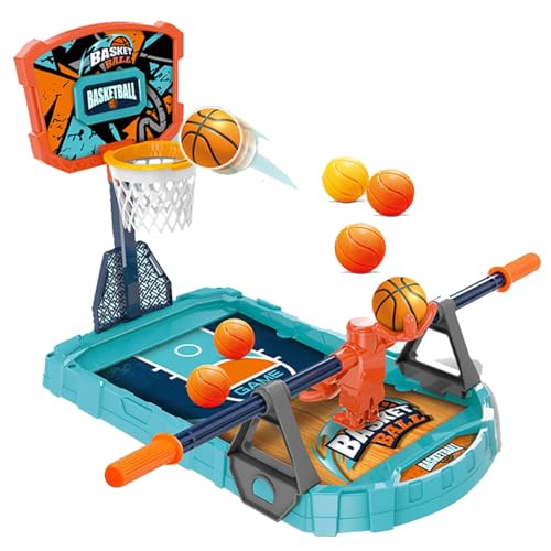 AUTOECHO Tischspiel für Kinder, Basketball-Brettspiel - Tisch-Basketballkorb-Sportspielzeug,Interaktives Desktop-Einzelspieler-Basketballspielzeug, Feinmotorikspielzeug für Kinder und Erwachsene von AUTOECHO