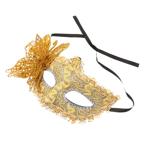 AUTOMITMS Halbgesichtsmaske mit Schmetterlingen für Damen, Kostüme für Damen, Maskerade-Masken, Maskarade-Maske für Maskerade, Party, Karneval, Schmetterlingsmaske von AUTOMITMS