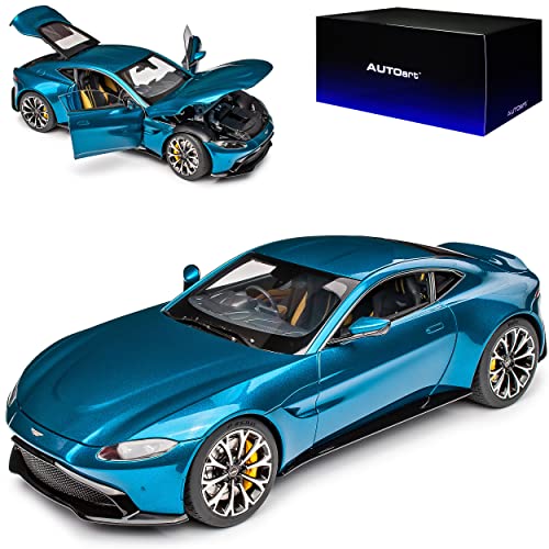 AUTOart Aston Martin V8 Vantage Coupe Ming Blau 70278 Ab 2017 1/18 Modell Auto von AUTOart