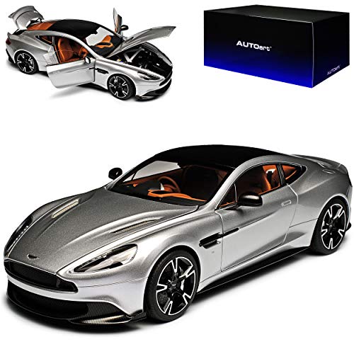 AUTOart Aston Martin Vanquish S Coupe Lightning Silber 70272 2012-2018 1/18 Modell Auto mit individiuellem Wunschkennzeichen von AUTOart