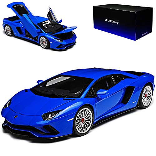 AUTOart Lamborgihini Aventador S Coupe Blau 2017 79134 1/18 Modell Auto von AUTOart