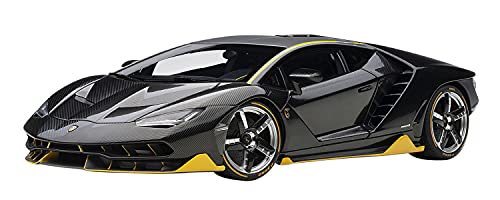 AUTOart Lamborgihini Centenario LP770-4 Coupe Grau Karbon 79114 1/18 Modell Auto mit individiuellem Wunschkennzeichen von AUTOart