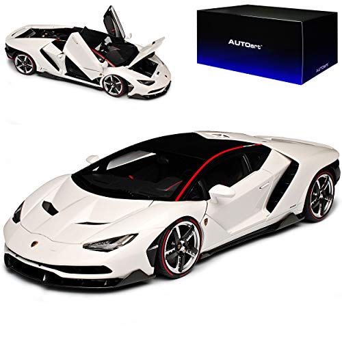 AUTOart Lamborgihini Centenario LP770-4 Coupe Weiss mit Schwarz 79111 1/18 Modell Auto von AUTOart