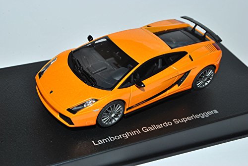 AUTOart Lamborgihini Gallardo Superleggera Borealis Orange 54611 1/43 Modell Auto mit individiuellem Wunschkennzeichen von AUTOart