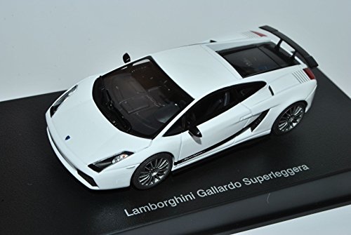 AUTOart Lamborgihini Gallardo Superleggera Weiss 54615 1/43 Modell Auto mit individiuellem Wunschkennzeichen von AUTOart