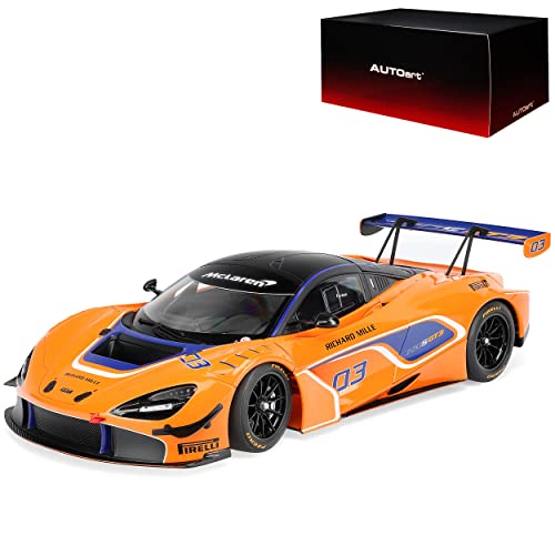 AUTOart McLaren 720S GT3 Coupe Orange Nr 3 2019 81942 1/18 Modell Auto von AUTOart