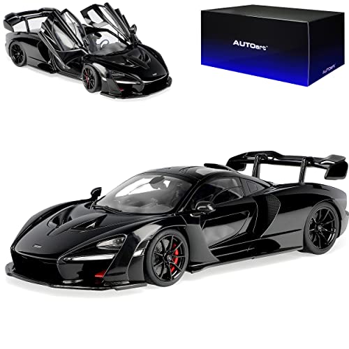 AUTOart McLaren Senna Coupe Stealth Cosmos Schwarz Ab 2018 76076 1/18 Modell Auto von AUTOart