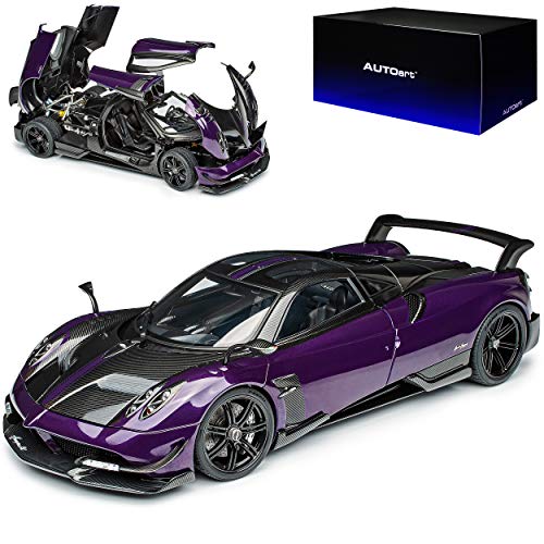 AUTOart Pagani Huayra BC Violett mit Karbon 2016-2019 78279 1/18 Modell Auto von AUTOart