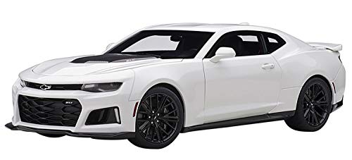 AUTOart kompatibel mit Chevrolet Camaro ZL1 2017 weiß Modellauto 1:18 von AUTOart