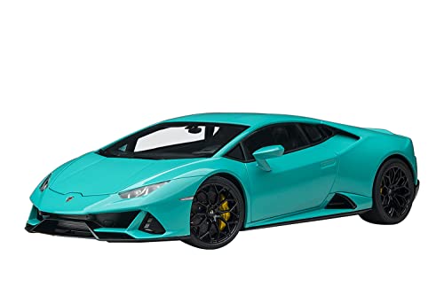 AUTOart kompatibel mit Lamborghini Huracan EVO 2019 türkis Modellauto 1:18 von AUTOart