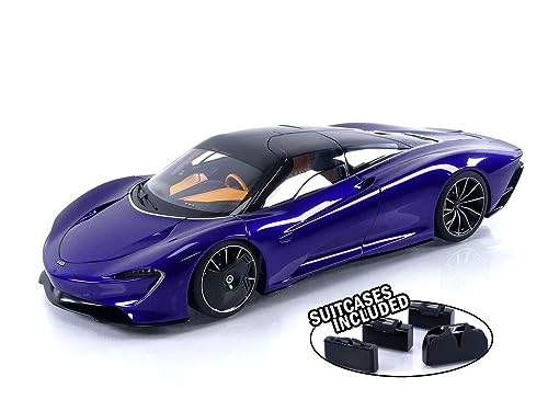 AUTOart kompatibel mit McLaren Speedtail 2020 Lantana lila Modellauto 1:18 von AUTOart