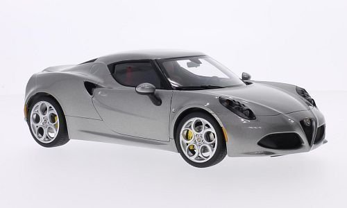 Alfa Romeo 4C, metallic-grau, 2013, Modellauto, Fertigmodell, AUTOart 1:18 von AUTOart