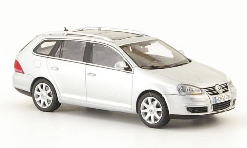 VW Golf V Variant, met-silber, 2007, Modellauto, Fertigmodell, AUTOart 1:43 von AUTOart