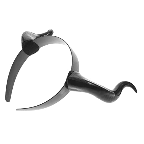 AUTSUPPL 1 Stück Horn Stirnband Ochsenhorn Haarband Dekoratives Haarband Party Kopfschmuck Requisite Haarreifen Ochsenhorn Kopfschmuck Haarband Für Party Karneval Haar Requisite von AUTSUPPL