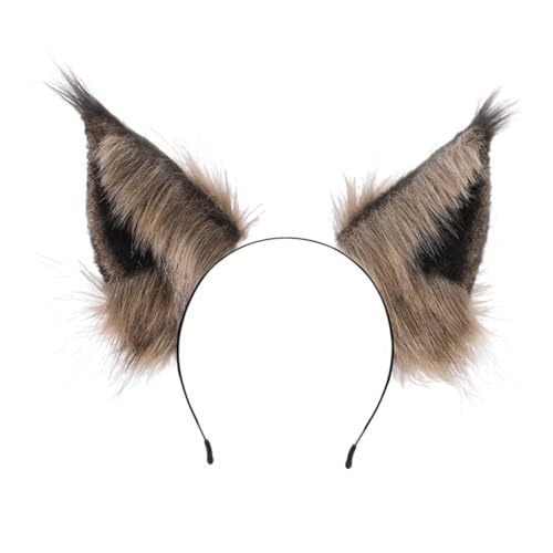 AUTSUPPL 1 Stück Katzenohr-Stirnband Party-Haar-Stirnbänder Plüsch-Haarreifen Katzenohren Stirnband Cosplay Flauschiges Haarband Kopfbänder Für Schönes Haarband von AUTSUPPL