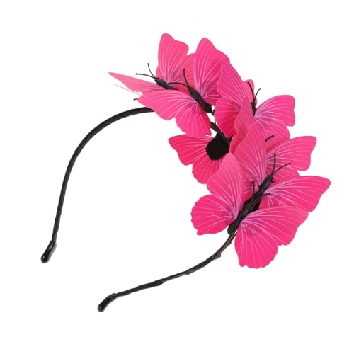 AUTSUPPL 1Stk Simuliertes Schmetterlings-Stirnband Schmetterlinge Haarband Schmetterlings-Haarschmuck party haarreifen haarreif schmetterling stilvolles Haar-Accessoire Festivalversorgung von AUTSUPPL