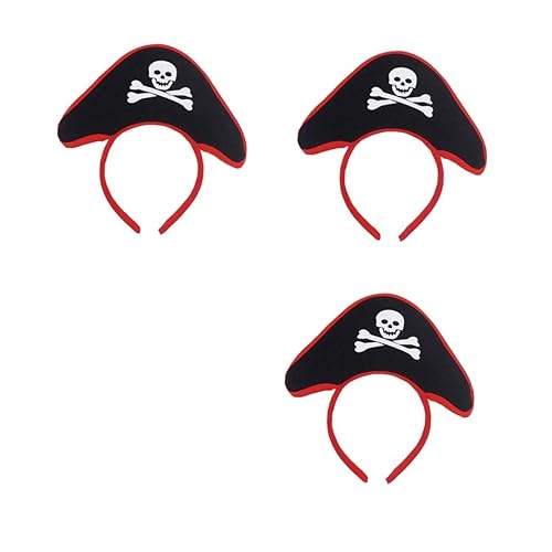 AUTSUPPL 4er Set Haarreifen Für Kinder Halloween Piratenkopf Haarschmuck Ideal Für Kostüme Jungen Und Mädchen Vielseitige Kopfbedeckung Für Halloween Und Karneval von AUTSUPPL