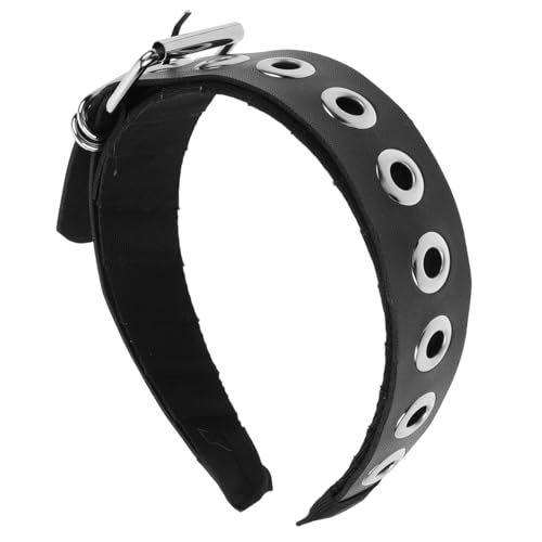 AUTSUPPL Stirnband Der Dunklen Subkultur Punk-stirnband Für Frauen Punk-kopfbedeckung Kopfbedeckung Im Punk-stil Nieten Stirnbänder Gotische Kopfbedeckung Steampunk-haarband Haaraufsätze von AUTSUPPL