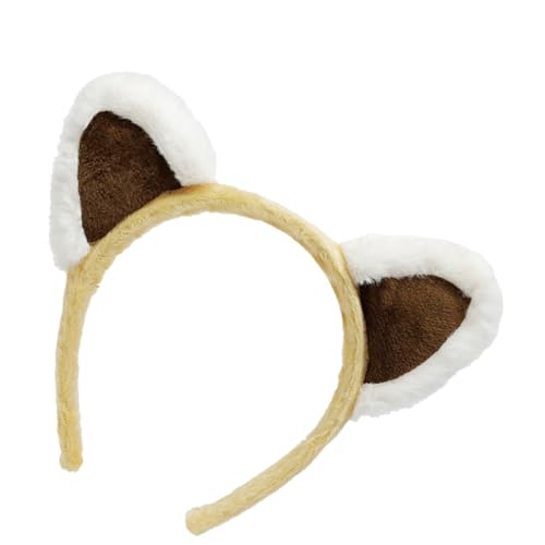 AUTSUPPL Stirnband mit Katzenohren Geweih Stirnband Cosplay-Haarband tierische stirnbänder tierhaarreifen haar spangen haarspangen Cosplay-Stirnband frauen kopfschmuck Flanell Colorful von AUTSUPPL