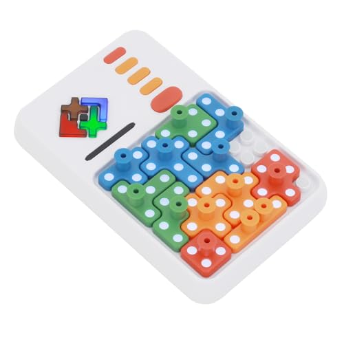 Mini-Puzzle-Spielkonsole, Puzzle für logisches Denken, hohles geometrisches Motiv, mit 6 Modi | Lautstärke verstellbar, geeignet für Kinder, Jugendliche und Erwachsene, 182 x 117 x 31 mm von AUYART