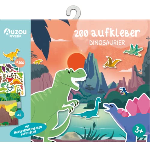 200 Aufkleber - Dinosaurier von AUZOU