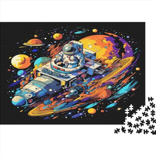 Astronaut 1000 Stück Puzzle Für Erwachsene 1000 Stück Puzzle Für Erwachsene-Crazy Süßigkeiten-1000 Stück Puzzle Große Puzzles Kinder Lernspiel Spielzeug Geschenk Puzzel 1000pcs (75x50 von AVBBGERII