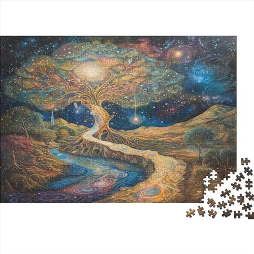 Baum des Lebens 1000 Stück Puzzle Für Erwachsene 1000 Stück Puzzle Für Erwachsene-Crazy Süßigkeiten-1000 Stück Puzzle Große Puzzles Kinder Lernspiel Spielzeug Geschenk Puzzel 1000pcs (75 von AVBBGERII