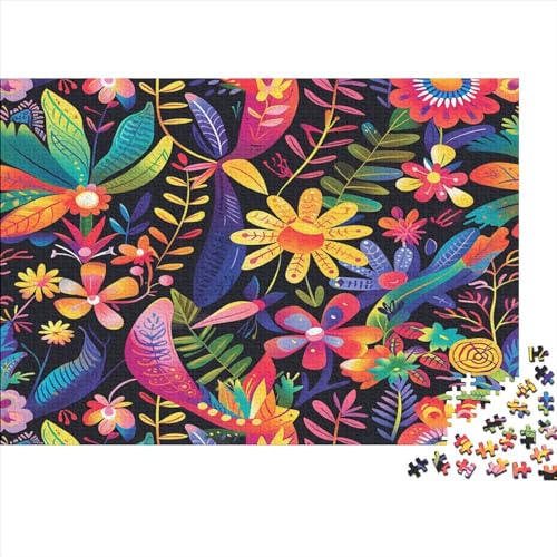 Blume Puzzle 1000 Teile Erwachsener Kniffel Spaß Für Die Ganze Familie - Abwechslungsreiche 1000 Puzzleteilige Motive Puzzle Erwachsene, Puzzel 1000pcs (75x50cm) von AVBBGERII