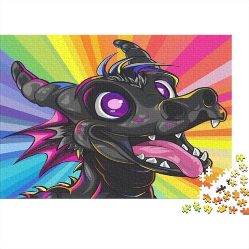 Drache 1000 Teile Puzzle, Puzzles Für Erwachsene, 1000 Teile Puzzlespiel Für Jugendliche & Erwachsene Puzzlespiel Puzzel 1000pcs (75x50cm) von AVBBGERII