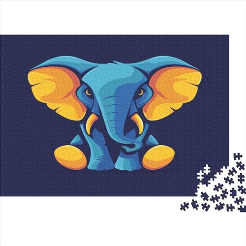 Elefant Puzzle 1000 Teile Erwachsener Kniffel Spaß Für Die Ganze Familie - Abwechslungsreiche 1000 Puzzleteilige Motive Puzzle Erwachsene, Puzzel 1000pcs (75x50cm) von AVBBGERII