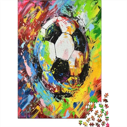 Fußball Puzzle 1000 Teile Erwachsener Kniffel Spaß Für Die Ganze Familie - Abwechslungsreiche 1000 Puzzleteilige Motive Puzzlespiel Erwachsene, Puzzel 1000pcs (75x50cm) von AVBBGERII