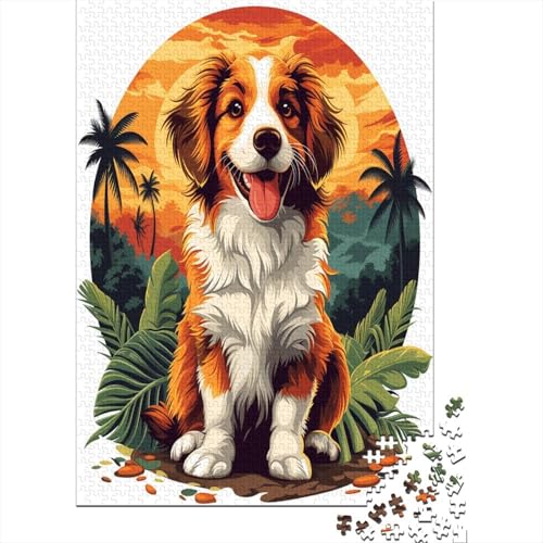 Hund 1000 Stück Puzzle Für Erwachsene 1000 Stück Puzzle Für Erwachsene-Crazy Süßigkeiten-1000 Stück Puzzle Große Puzzles Kinder Lernspiel Spielzeug Geschenk Puzzel 1000pcs (75x50cm) von AVBBGERII