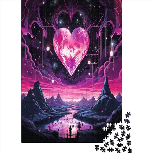 Liebe Sonneset Puzzle 1000 Teile Erwachsene, Puzzlespiel Jigsaw Puzzles Erwachsenen Puzzlespiel Puzzel 1000pcs (75x50cm) von AVBBGERII