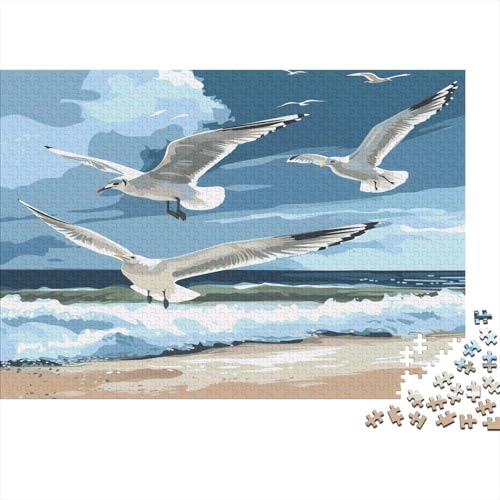 Möwe 1000 Stück Puzzle Für Erwachsene 1000 Stück Puzzle Für Erwachsene-Crazy Süßigkeiten-1000 Stück Puzzle Große Puzzles Kinder Lernspiel Spielzeug Geschenk Puzzel 1000pcs (75x50cm von AVBBGERII