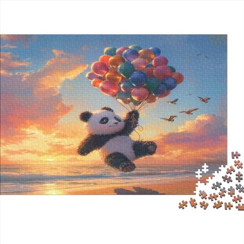 Riesenpanda 1000 Stück Puzzles Für Erwachsene Teenager Stress Abbauen Familien-Puzzlespiel 1000-teiliges Puzzle Kinder Lernspiel Spielzeug Geschenk Puzzel 1000pcs (75x50cm) von AVBBGERII