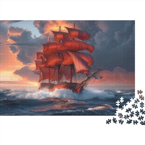 SailBoot 1000 Teile Puzzle, Puzzles Für Erwachsene, 1000 Teile Puzzlespiel Für Jugendliche & Erwachsene Puzzlespiel Puzzel 1000pcs (75x50cm) von AVBBGERII